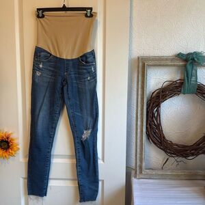 Adriano Goldschmied Maternity Distressed Jeans - 26R